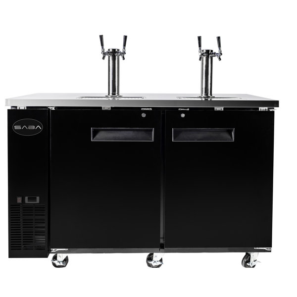 Saba Direct Draw Beer Dispenser Stainless Steel Undercounter Refrigerator Wayfair